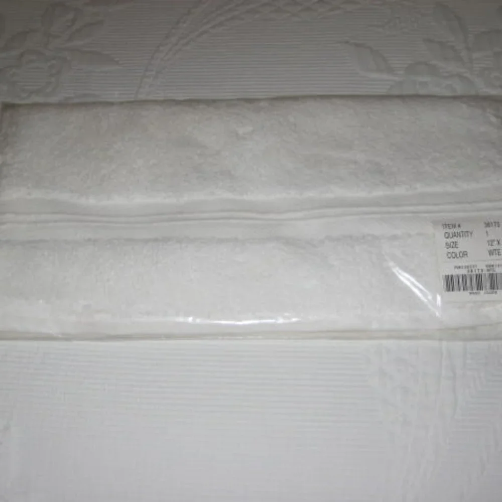 NWT Sundance Catalog White Cotton Washcloth Bath Original Package Made in Turkey